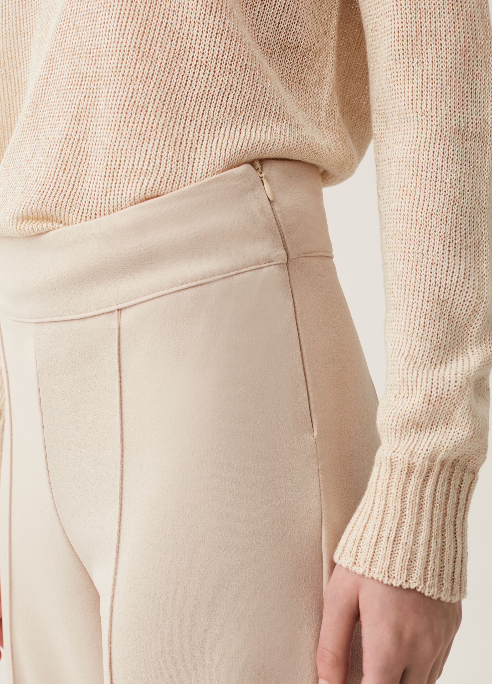 Pantaloni palazzo a vita alta Hybrid_3