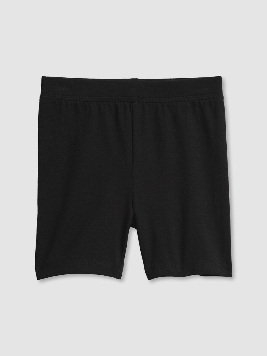 Stretch cotton shorts_0
