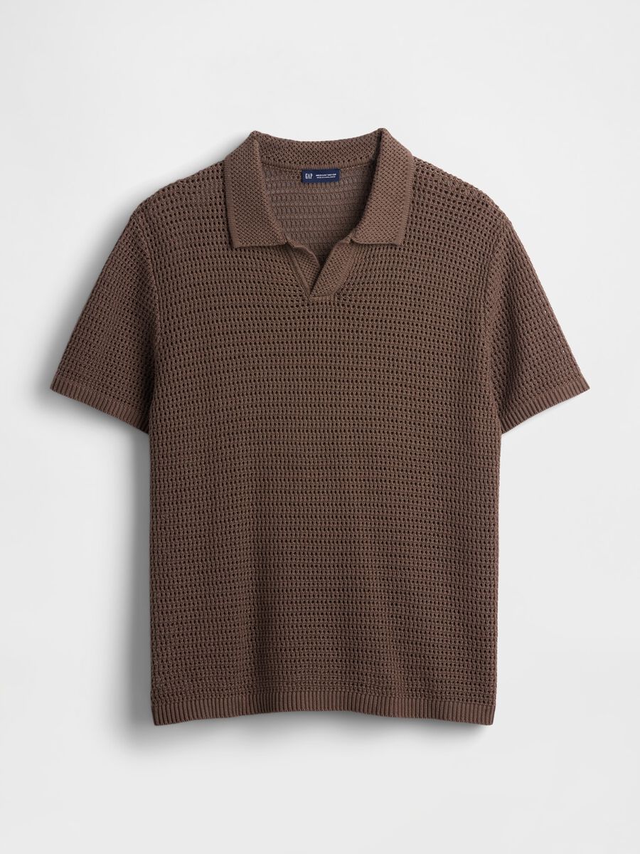 Pure cotton short-sleeve polo shirt_3