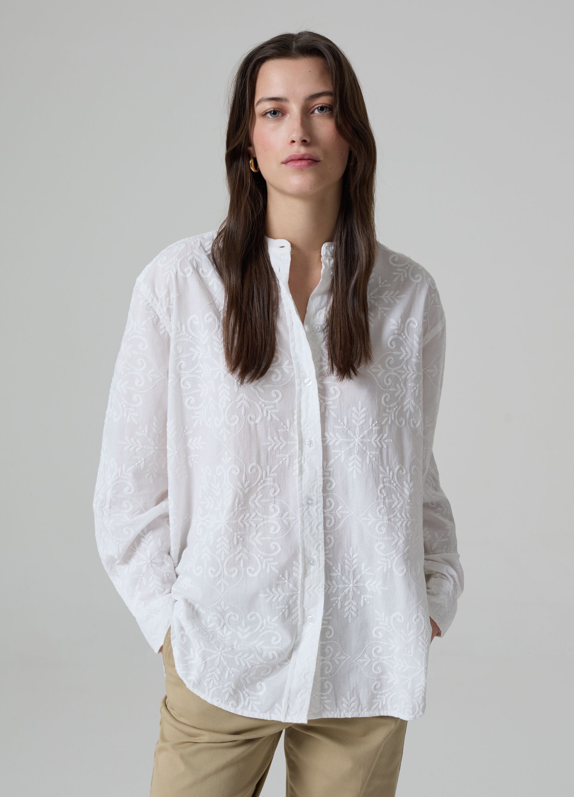 Camicia discount pizzo sangallo