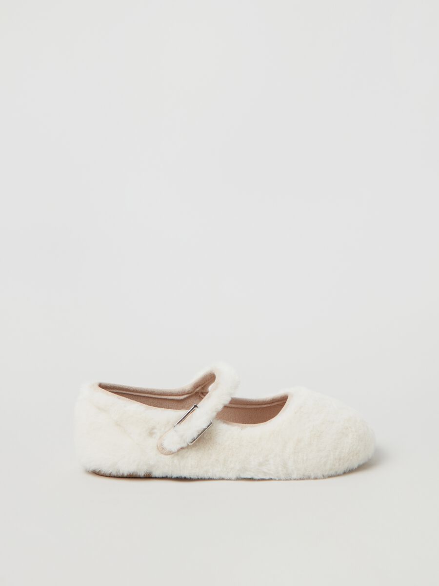 Ballerine in eco pelliccia_0