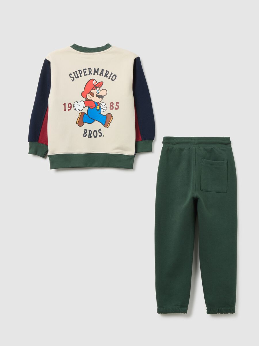 Set felpa pantalone multicolor da bambino in misto cotone regular fit_1