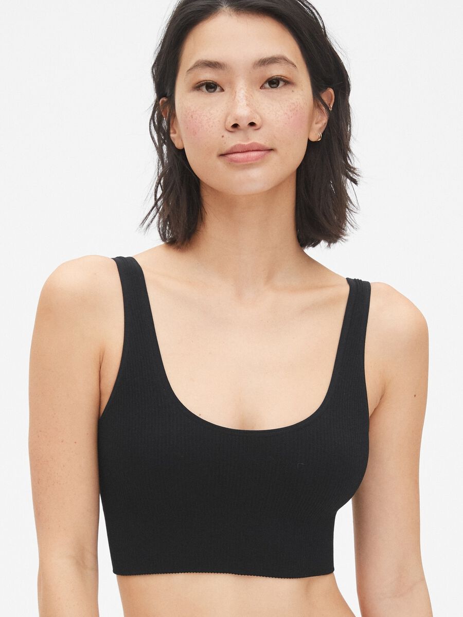 Seamless vest with spaghetti straps_0