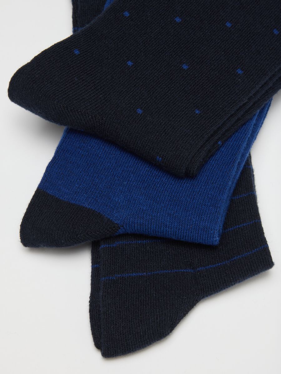 Multicolour short cotton blend socks multipack_2