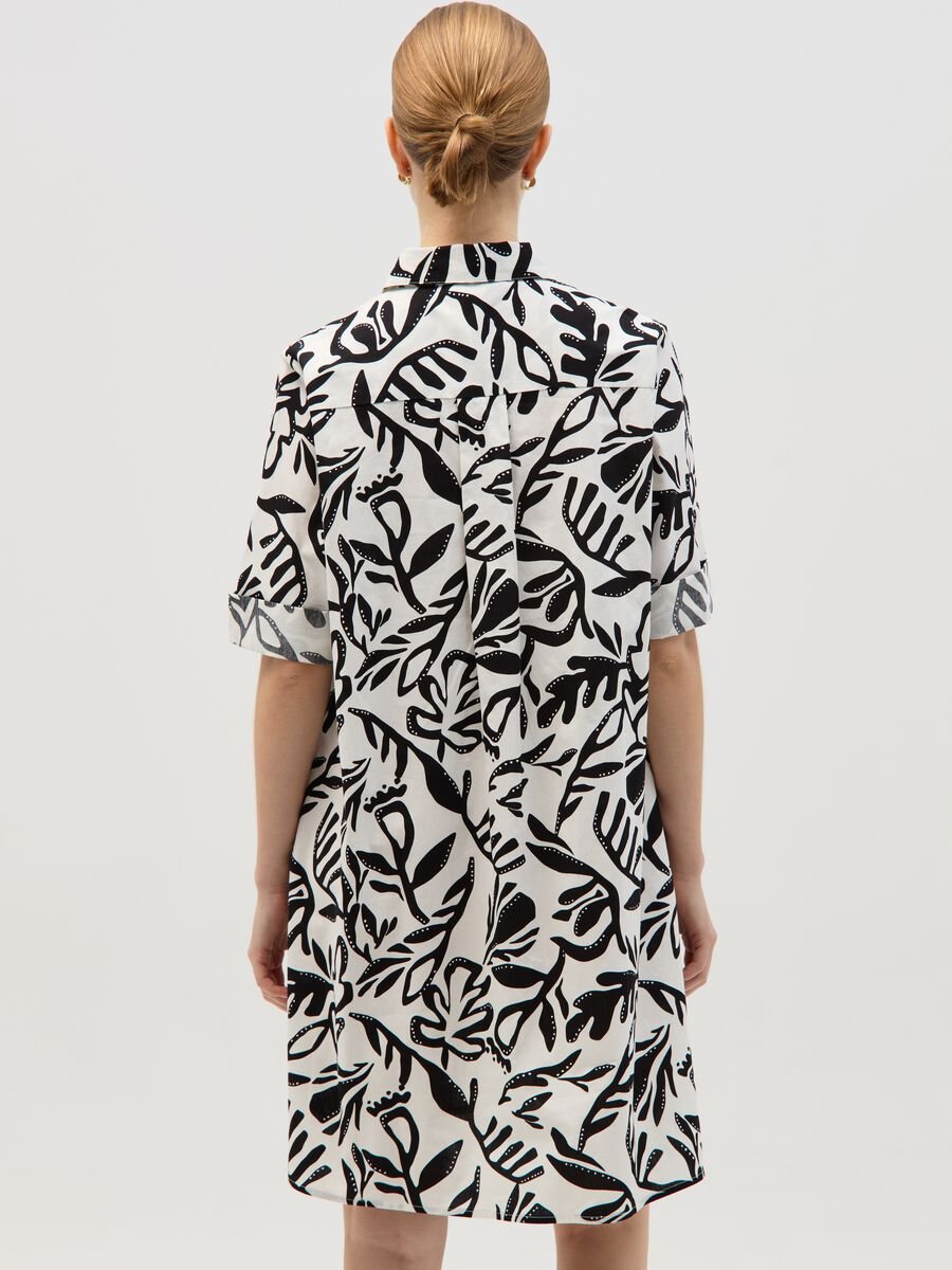 Short shirt dress with pattern_2