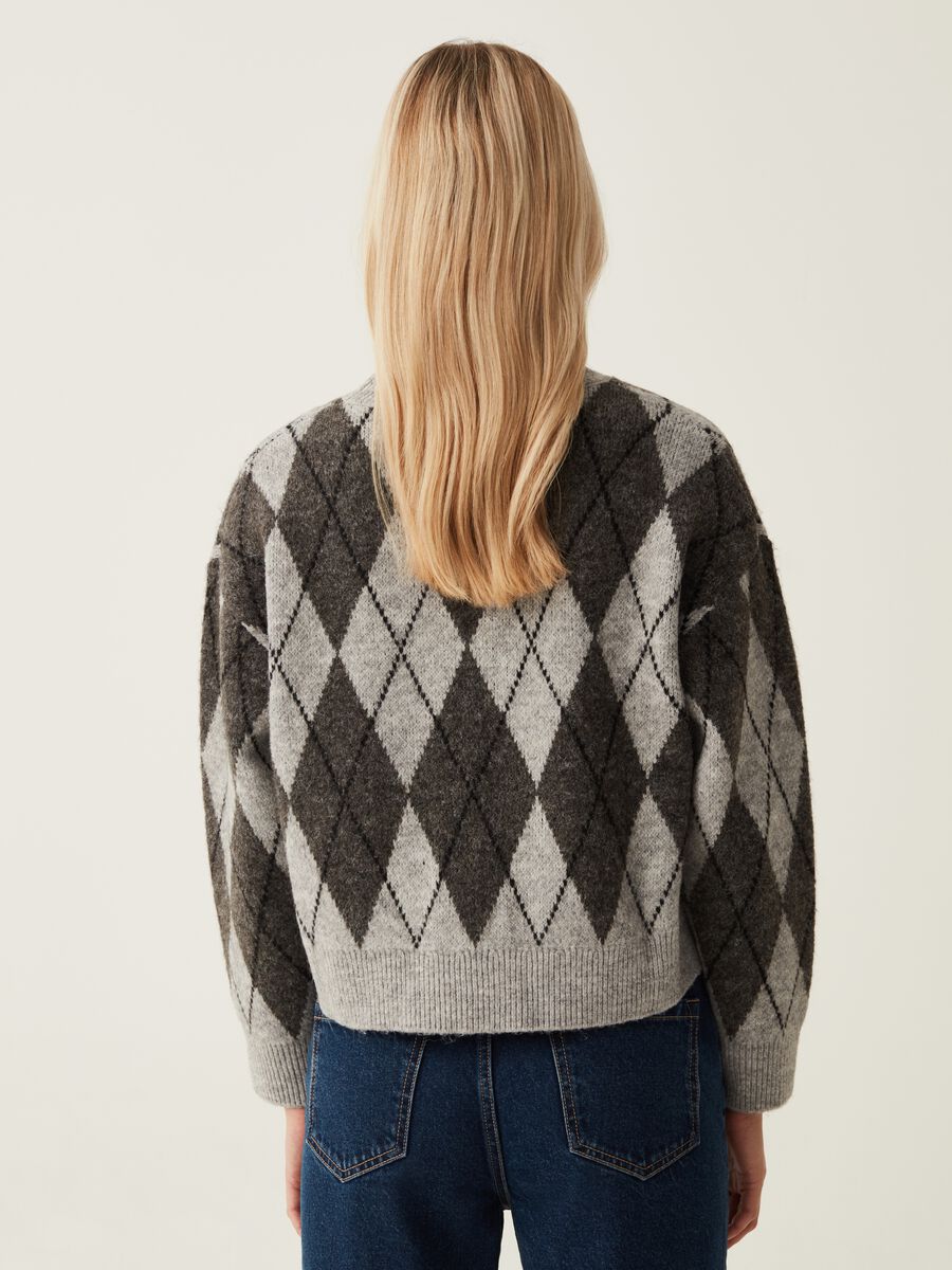 Pullover con disegno a rombi_2