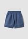 Boys&rsquo; blue pure linen cargo shorts &ndash; baggy fit_3