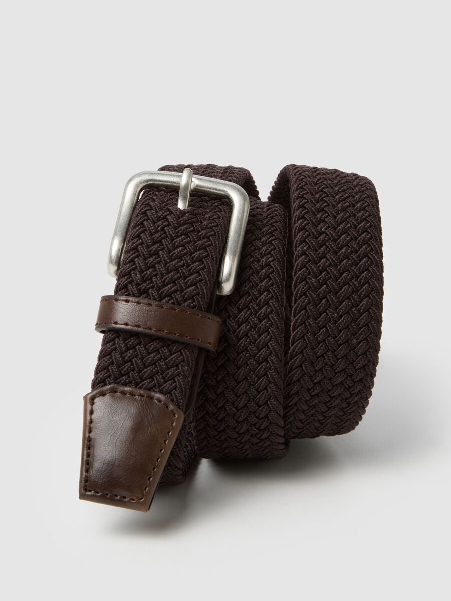 Brown Genuine Leather Elasticated Belt_2