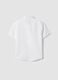 Boys&rsquo; white linen-cotton blend shirt, regular fit_1