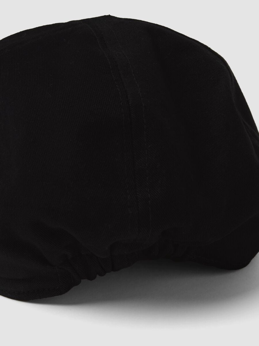 Coppola nera in puro cotone_2