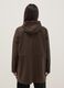 Brown rain jacket regular fit with hood_2