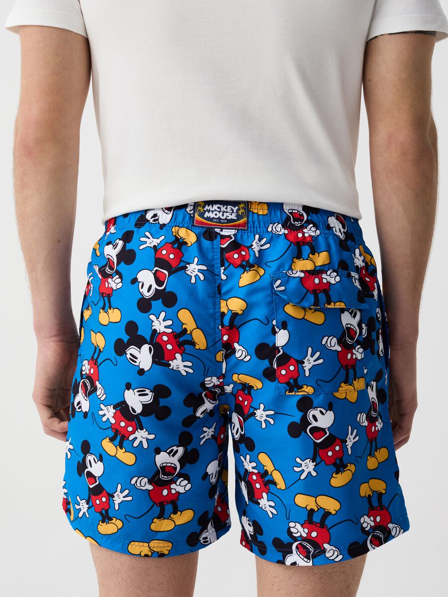 Swimming trunks with Mickey Mouse print_2