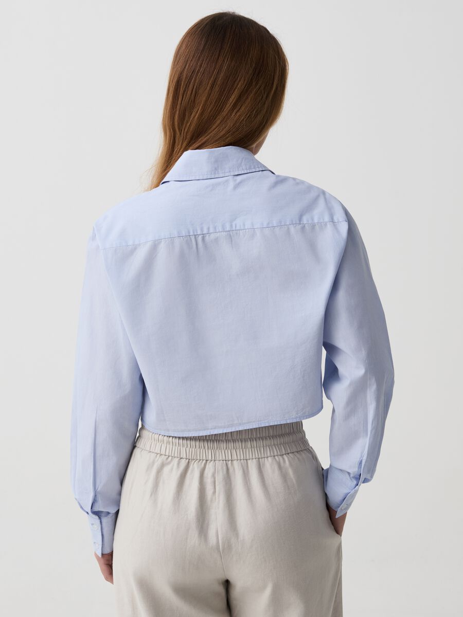 Cropped shirt with pockets_2