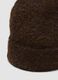 Blue and brown stretch wool hat_1