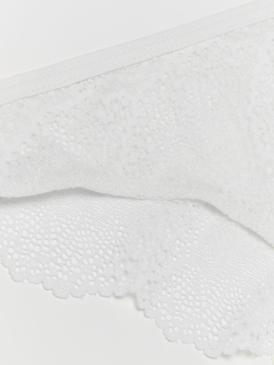 Lace thong with openwork design_5