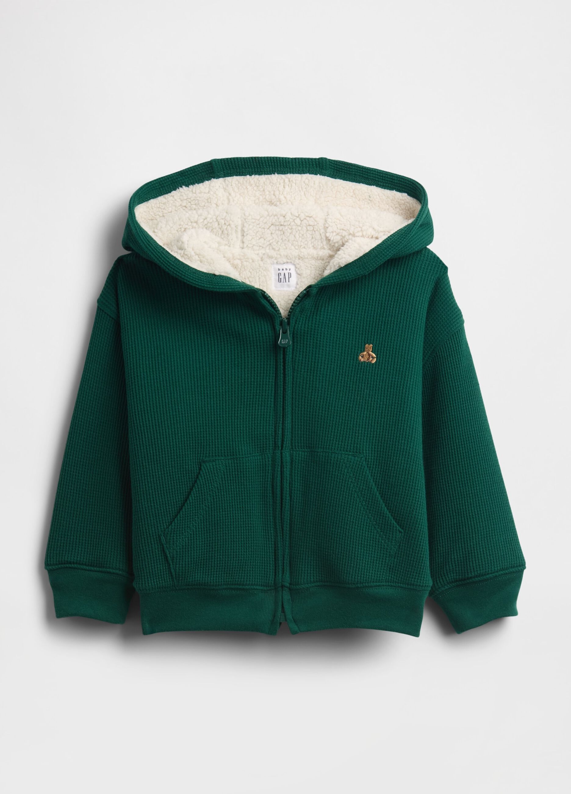 Full Zip Green Hoodie