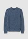 Cotton pullover with two-tone weave_4