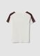 White pure cotton crew-neck T-shirt with Detroit print_2