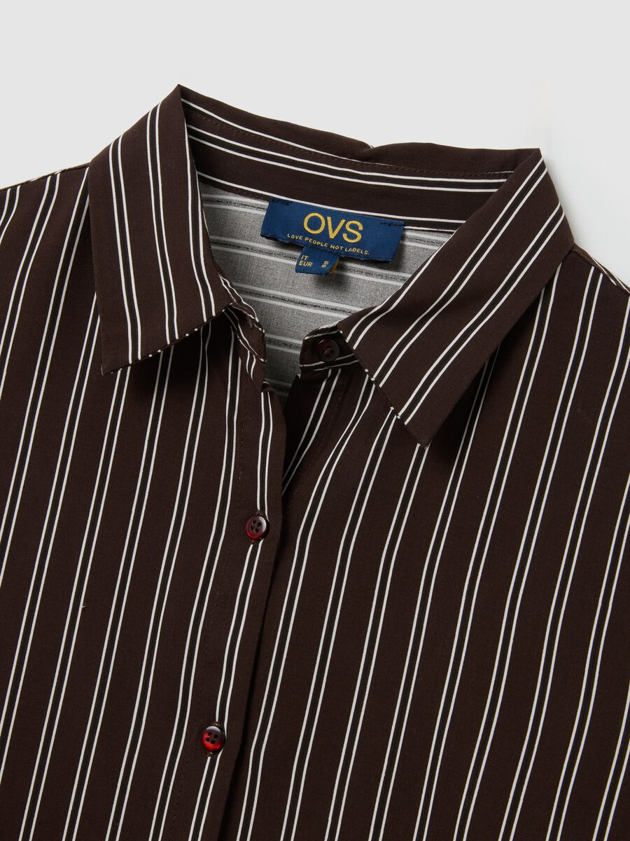 Multi-colour striped regular fit blouse_5