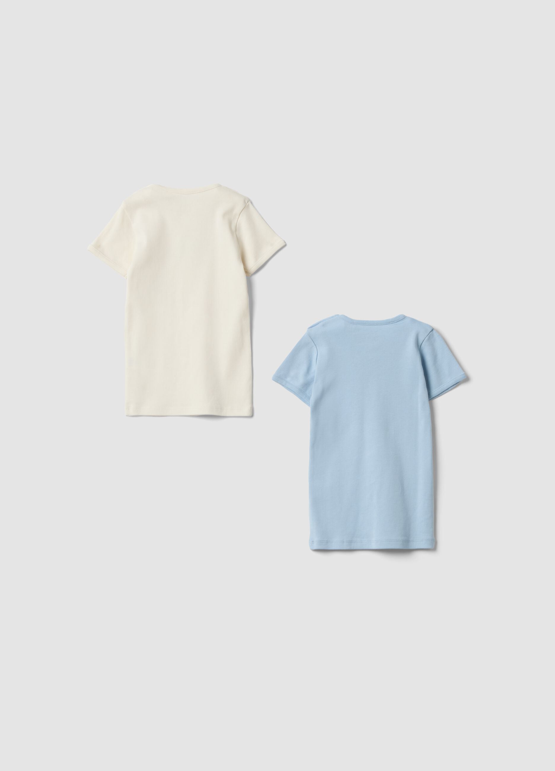 2-pack multicolour organic cotton T-shirts for babies and toddlers