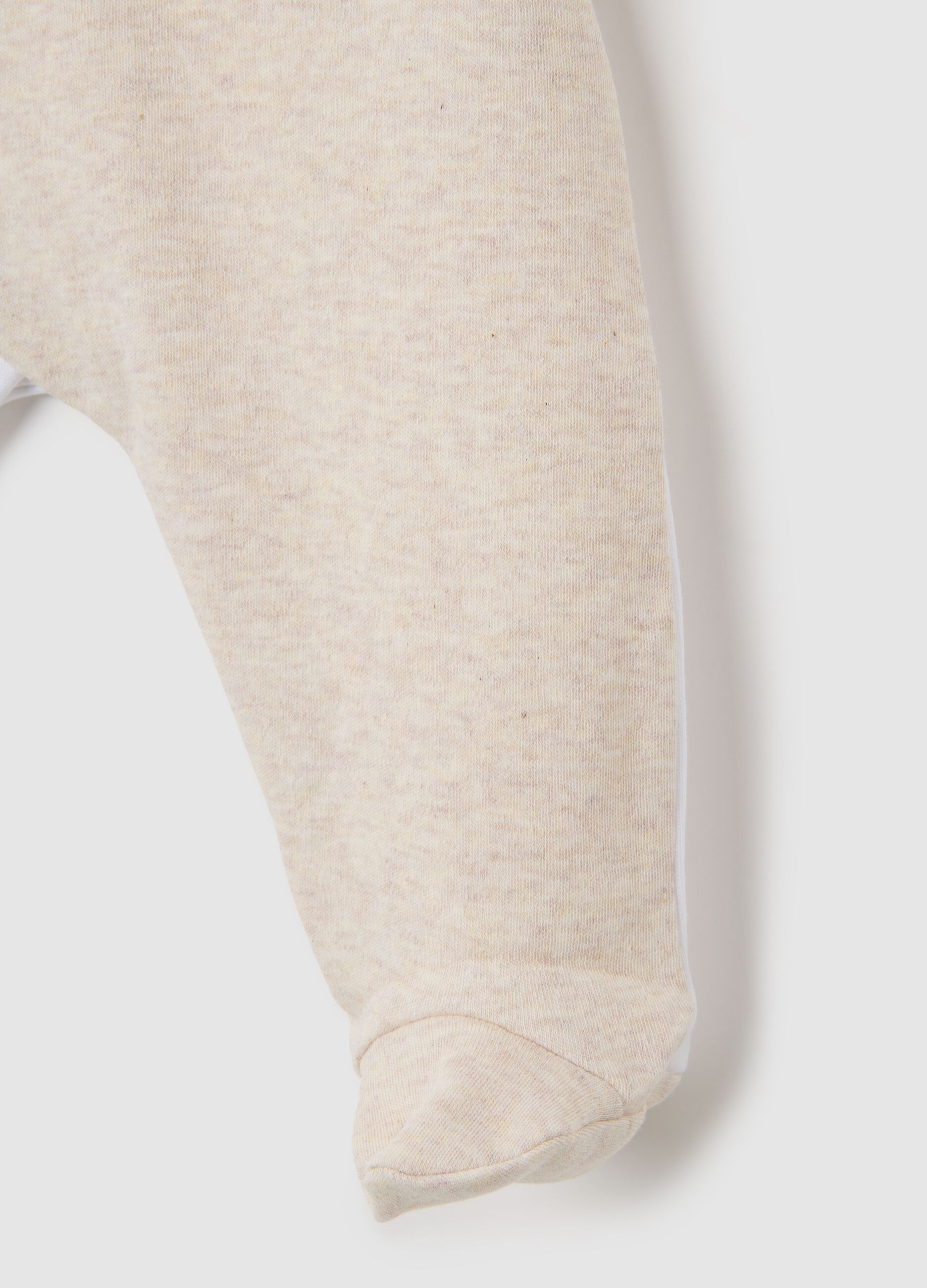 Multicolour Pure Cotton Baby Sleepsuit