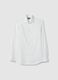 White pure cotton slim fit shirt_4