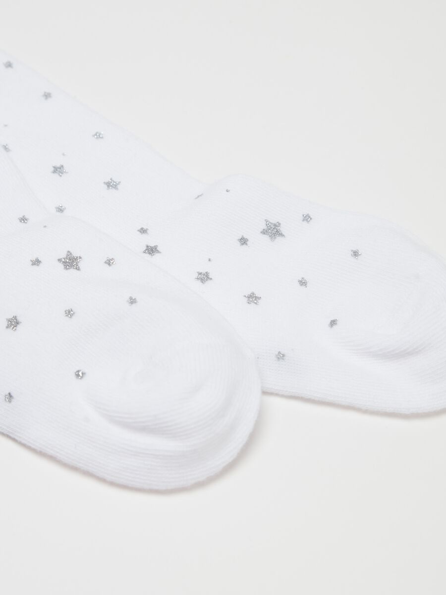 Tights with glitter stars_1