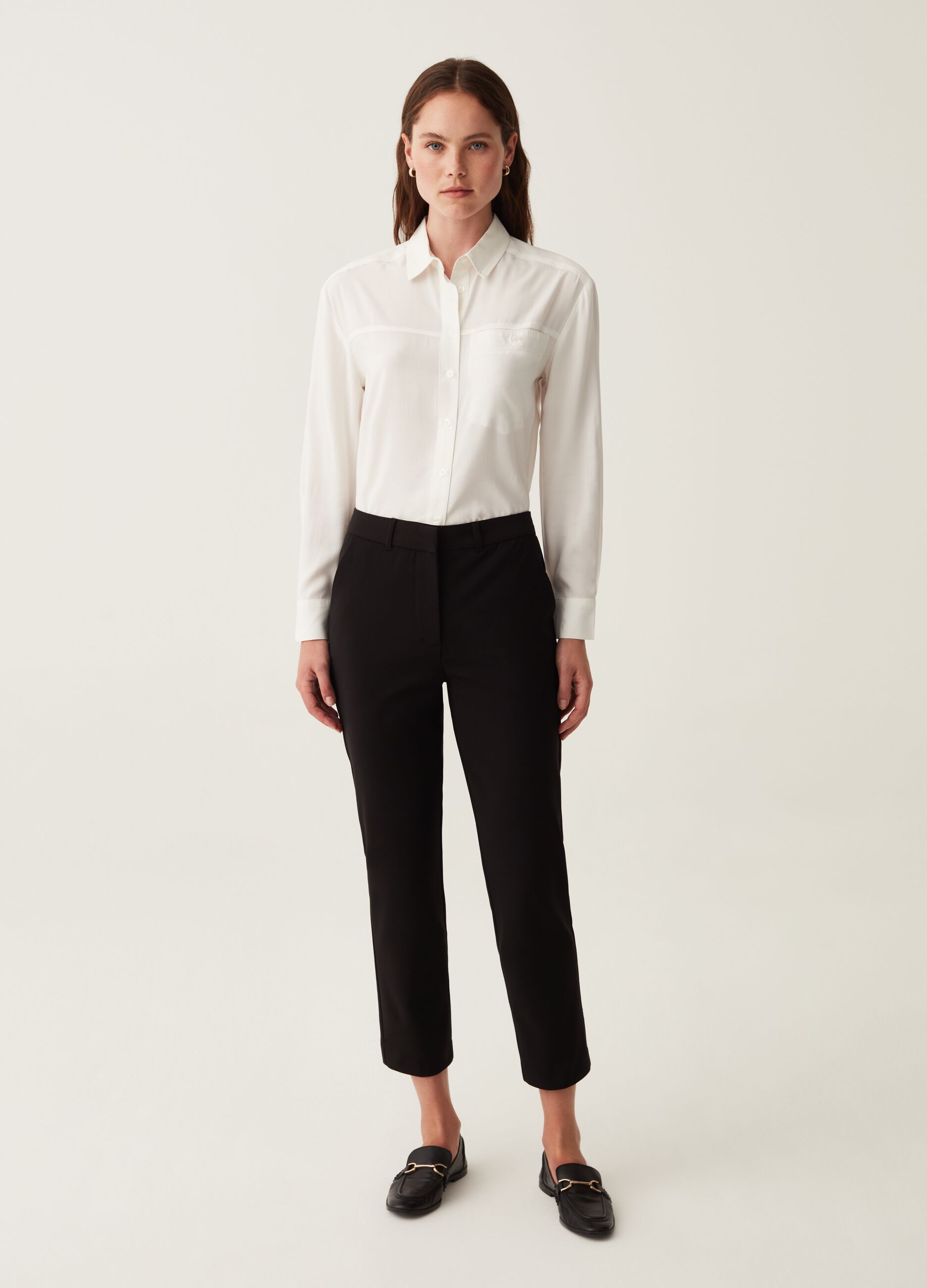 Pantaloni a sigaretta cropped_0