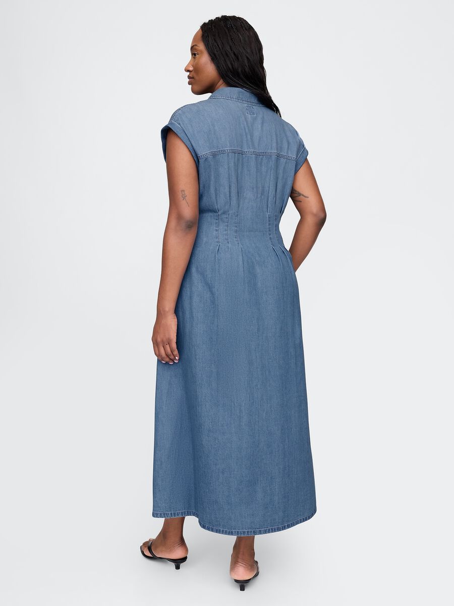 Gap Long Denim Dress_5