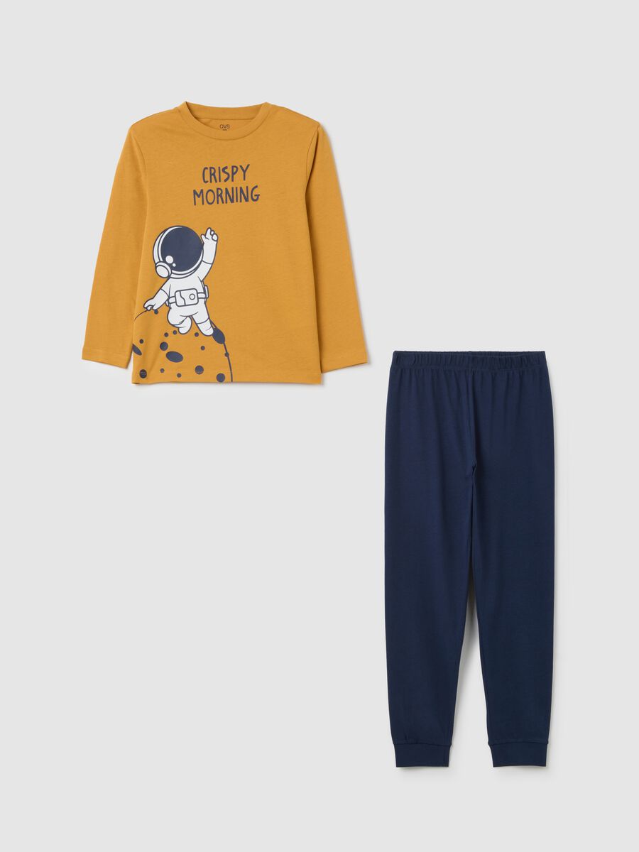 Multicolour Pure Cotton Kids Pajamas_0