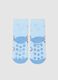 Girls' blue non-slip cotton blend socks with Disney design_2