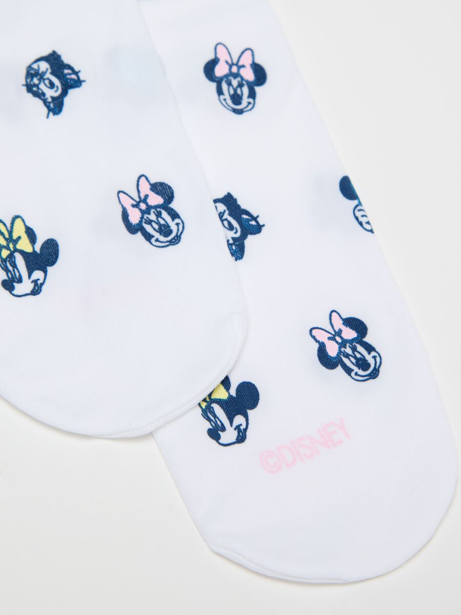 Microfibre tights with Minnie Mouse and Figaro print_1