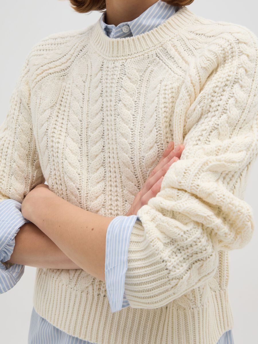 White regular fit jumper_3