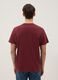 Burgundy pure cotton T-shirt_2