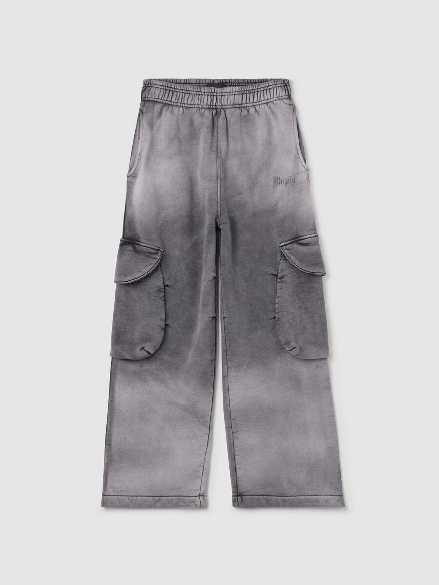 Sunfaded Cargo Sweatpants Vintage Grey_6