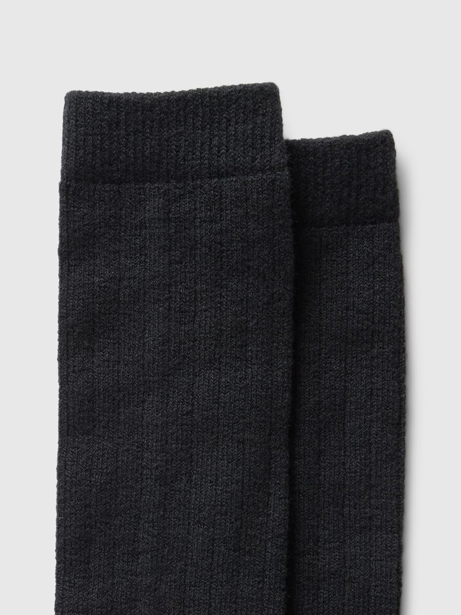 Midi socks with flat ribbing_1