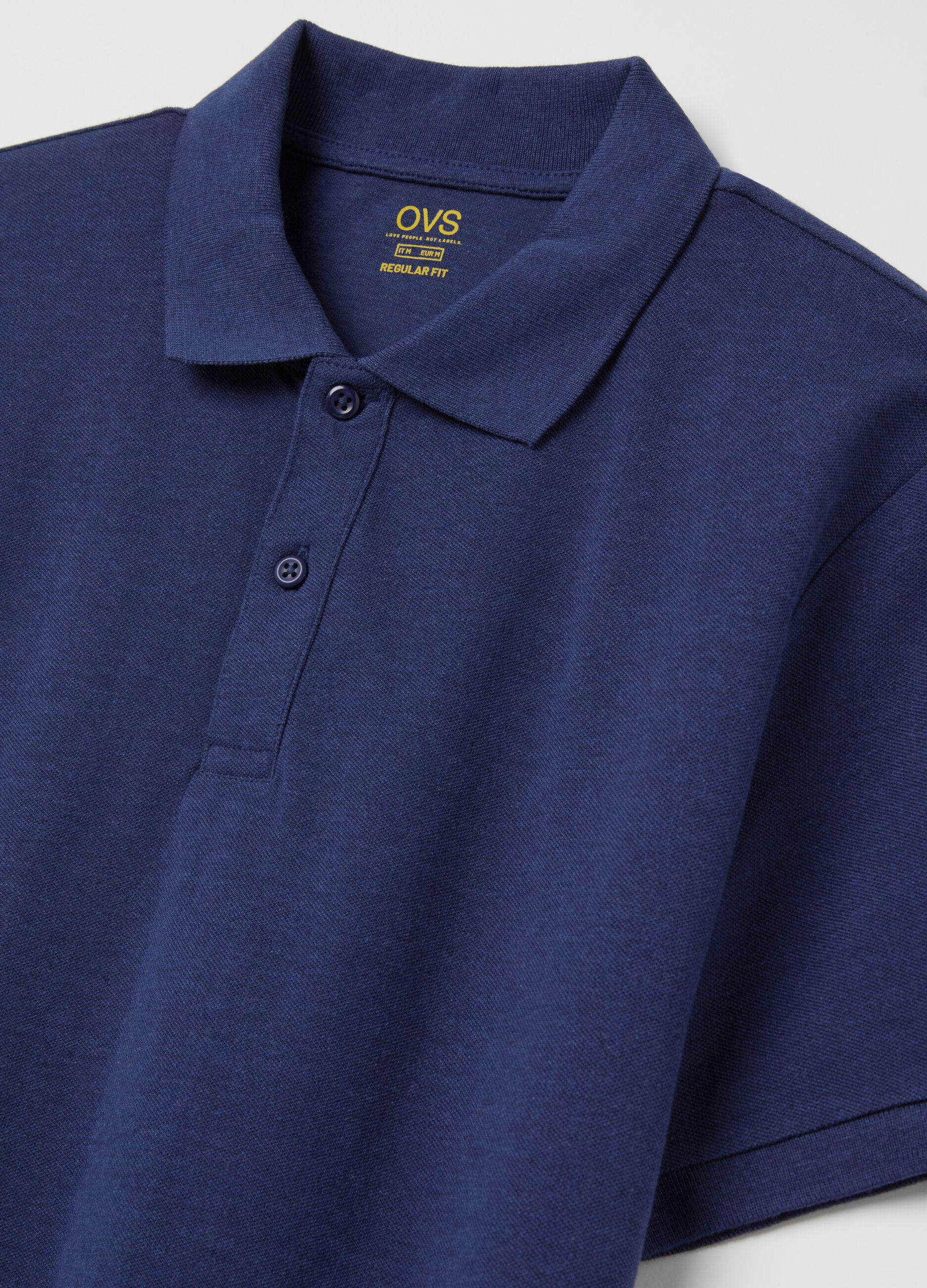 Polo regular fit in cotone 