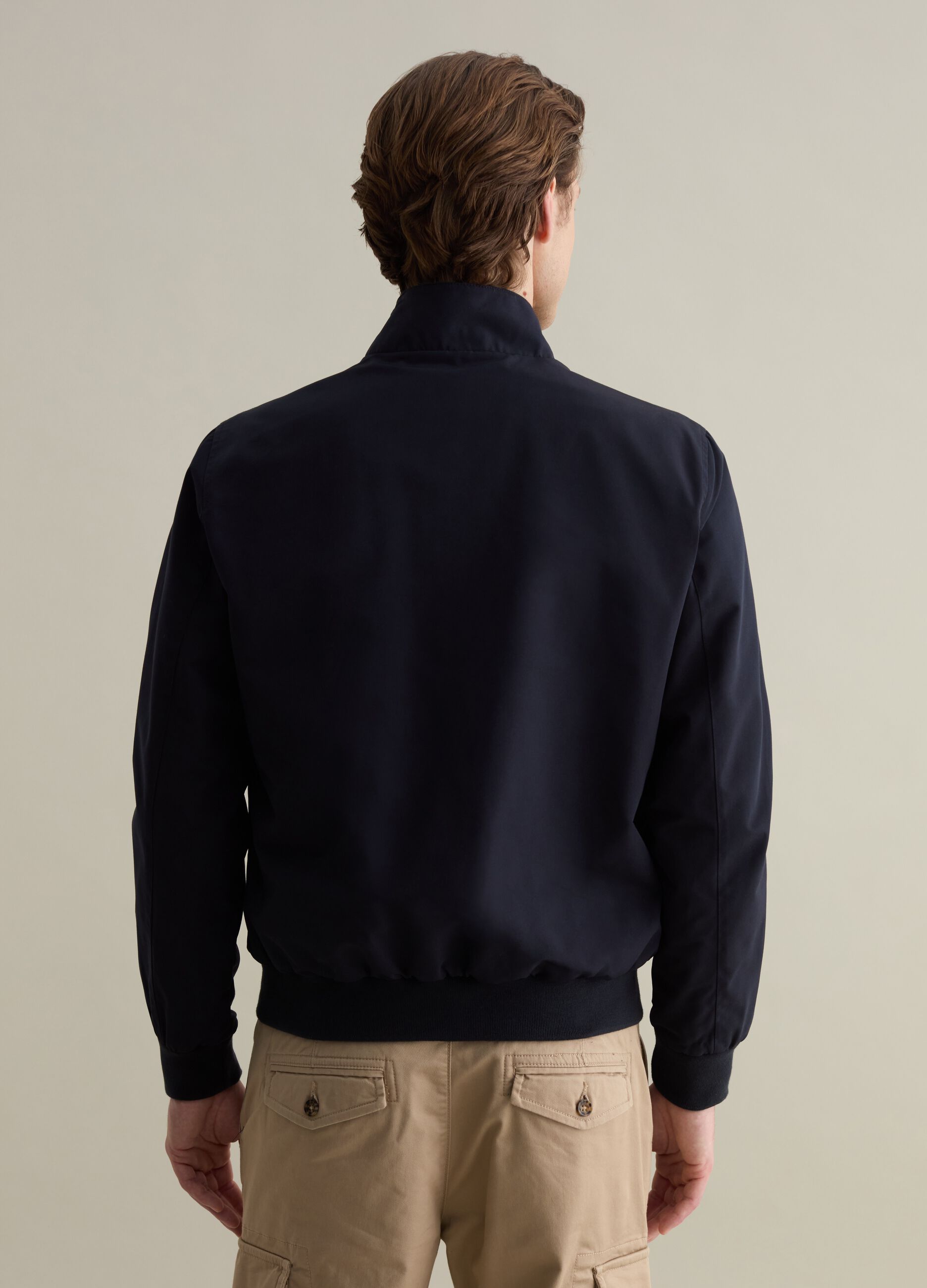 Bomber full-zip a collo alto