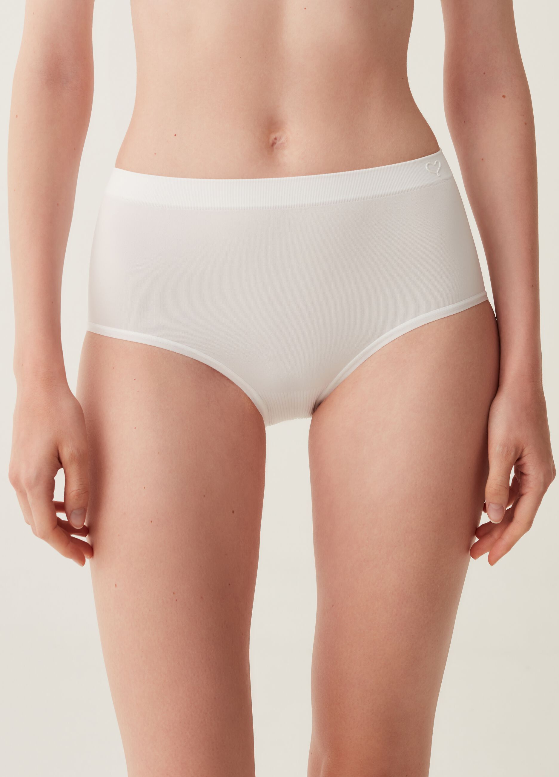 Slip classici in microfibra bianca