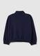 Children's pure cotton oversized blue sweatshirt_1