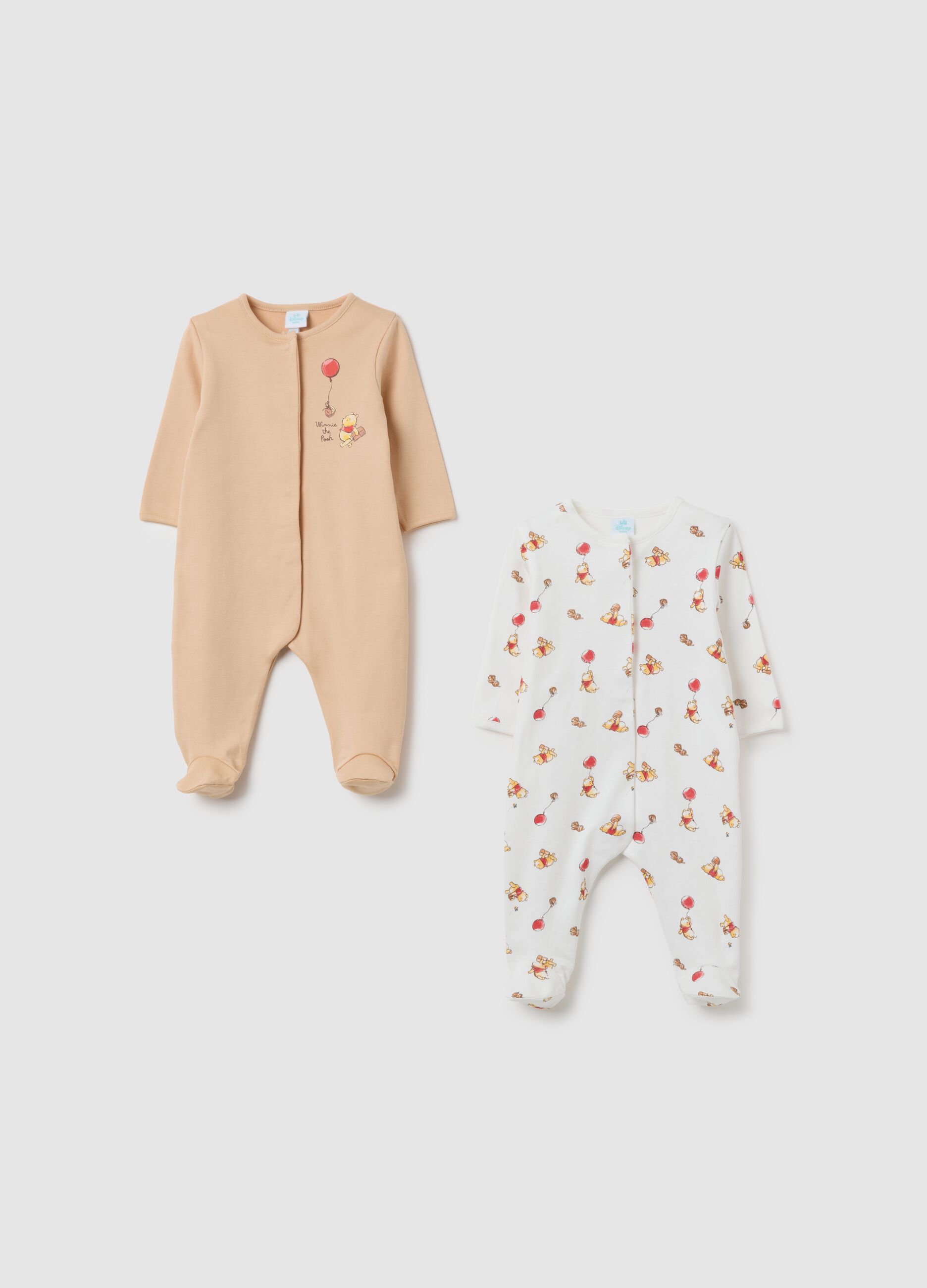 Multicolour pure cotton baby bodysuit twin pack