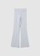 Girls' Grey Stretch Cotton Trousers_4