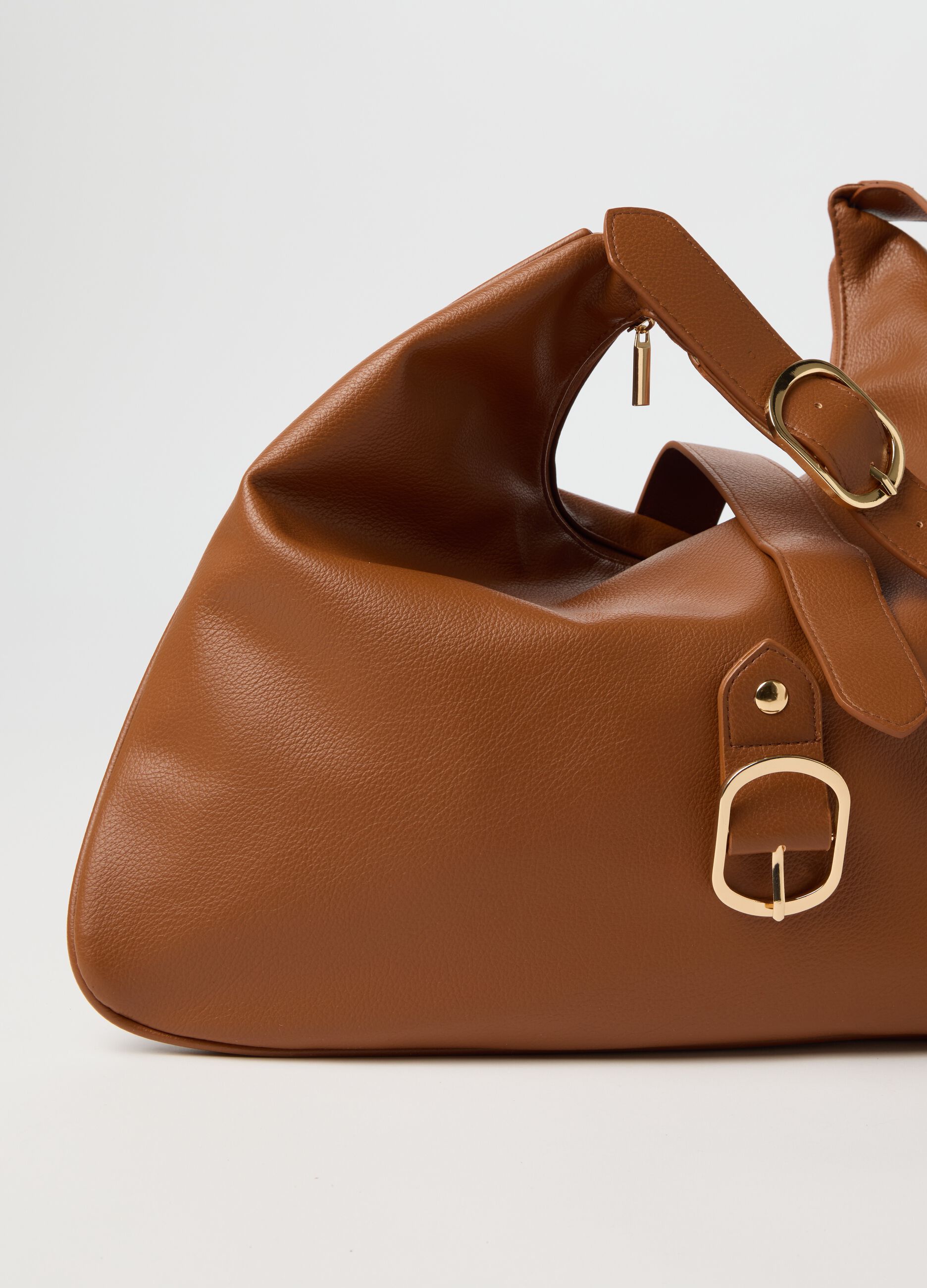 Brown hobo bag