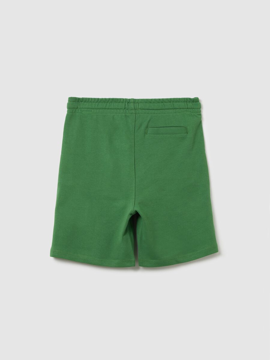 OVS Kids Cotton Green Shorts_1