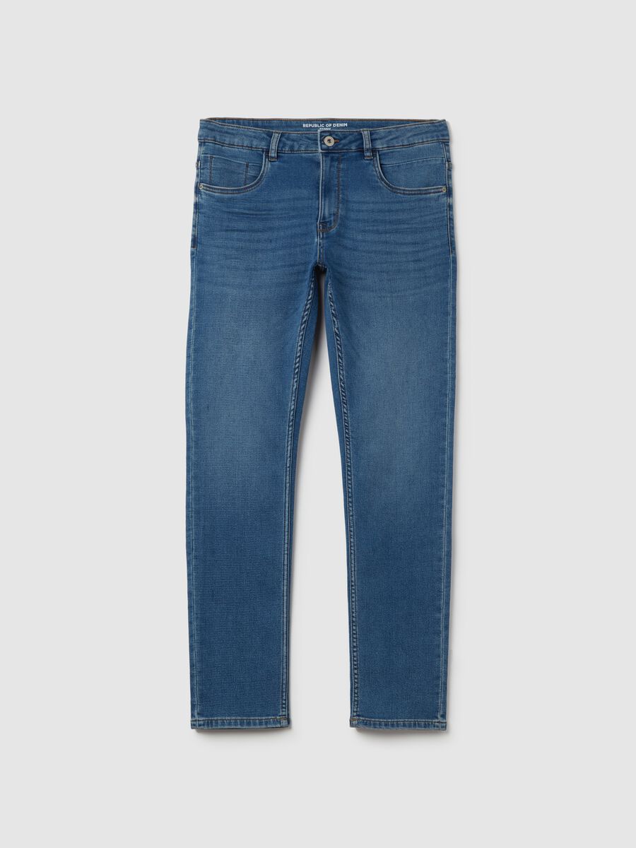 Skinny-fit jeans with fading_4