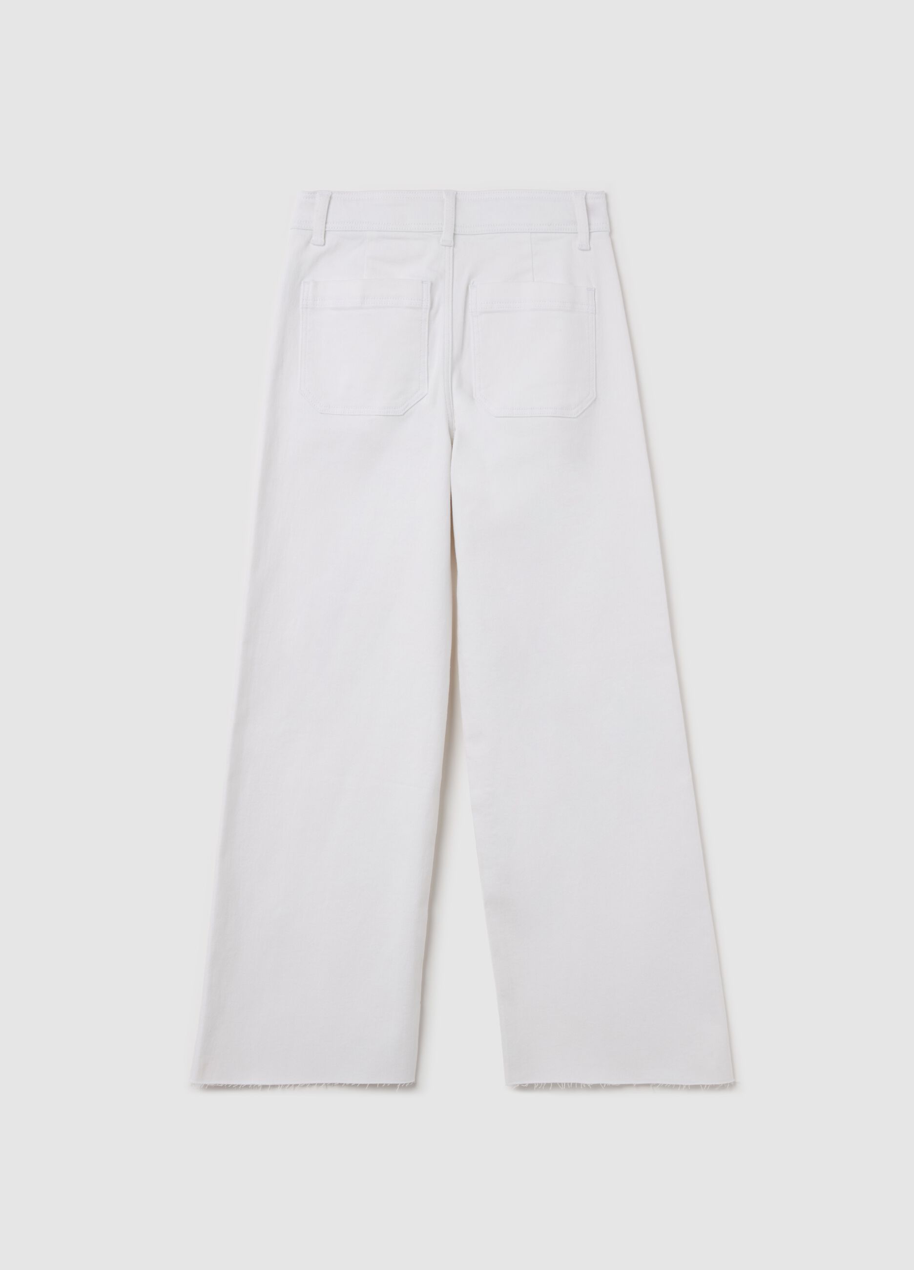 Wide-leg trousers with pockets