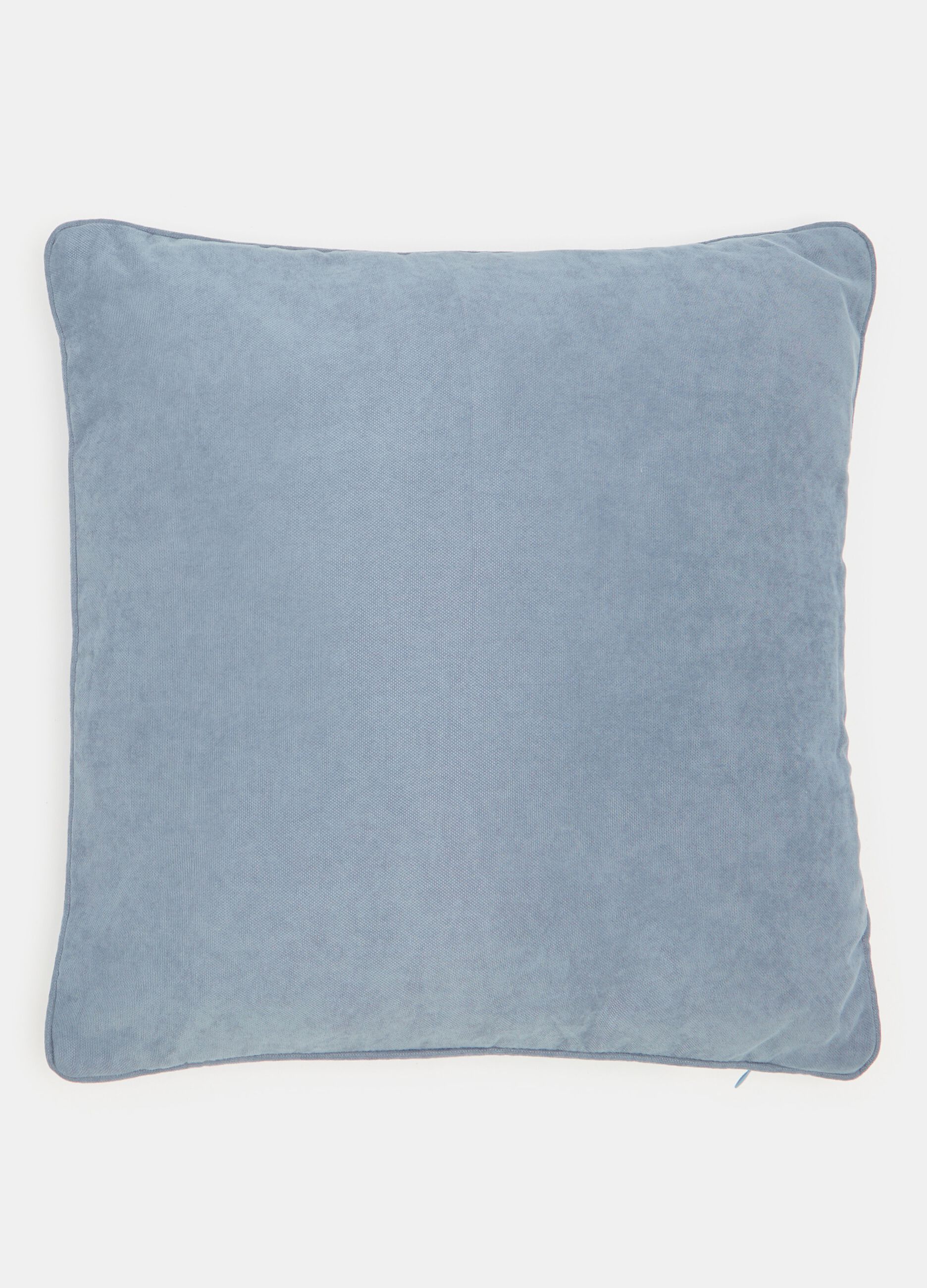Solid colour square cushion