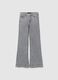 Grey Cotton Blend Bootcut Jeans_4