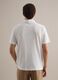 White linen and cotton blend polo regular fit_2