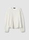 Camicia bianca in puro cotone regular fit con inserti traforati_4